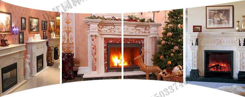 歐式壁爐架實景，大理石壁爐架定制，石雕壁爐架工廠