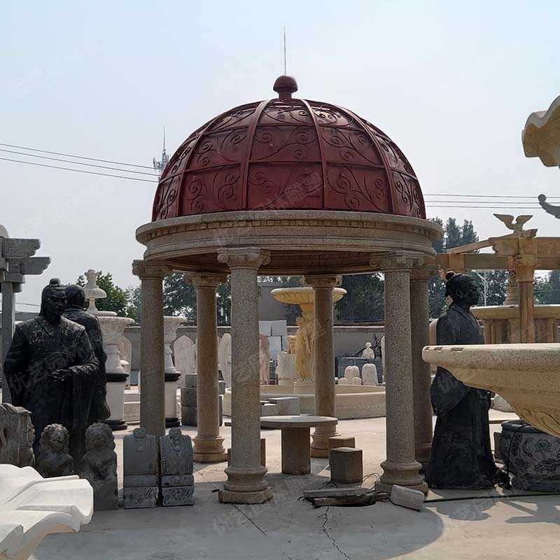 景觀雕塑定制，石雕涼亭如何保養